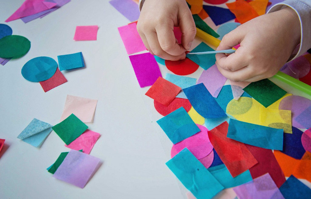 Contact Paper Confetti Kite - Clicks and Bits