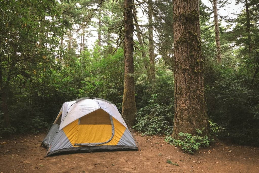 a photo of a tent